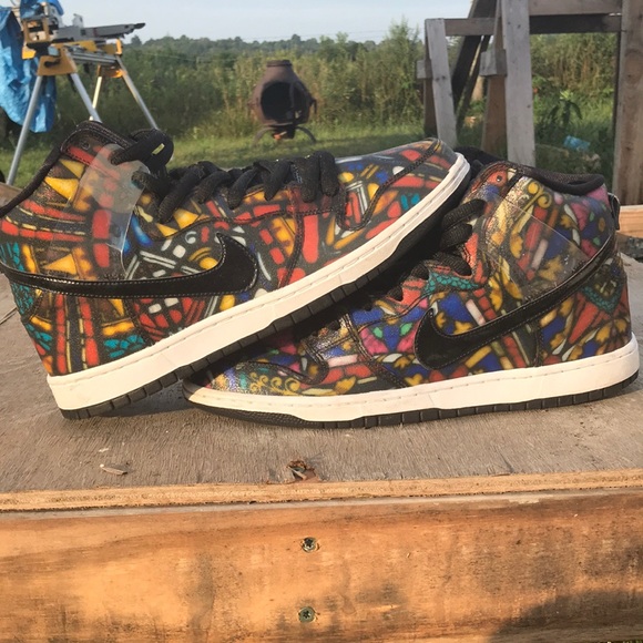 nike stained glass shoes